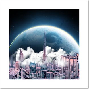 Magical Burj Khalifa Posters and Art